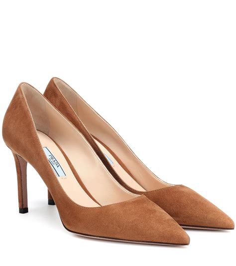 prada heel sale|Prada suede heels.